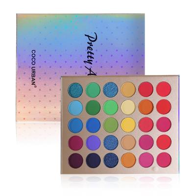 China Makeup 86 Color Eyeshadow Folding Powder Blusher Waterproof High Gloss Eyeshadow Palette Pearl Matte Matte for sale