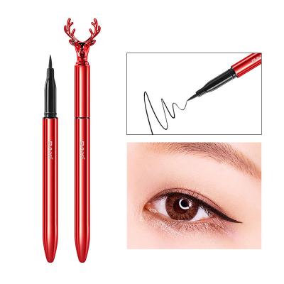 China Long-lasting Waterproof Private Label Eyeliner Smooth Pencil Highly Pigmented Liquid Black Liner Pen For Makeup for sale