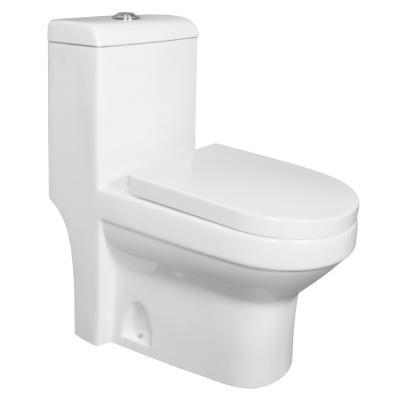 China Double-Flow SAIRI Middle East Market The United Arab Emirates One-Piece Washdown Strap 250mm Ceramic Toilet for sale