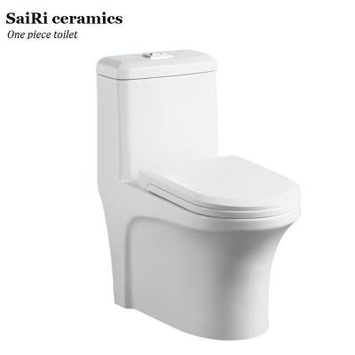 China Double-flow factory direct sale p-trap clip ceramic sanitary ware modern one piece ceramic toilet for sale