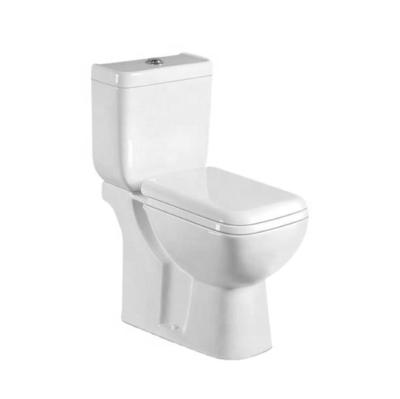 China Modern Cheap WC Strap Africa Nigeria Two Piece Toilet Water Saver Wash Down Ceramic Toilet Cabinet for sale