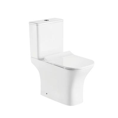 China New Modern Design White Sanitary Washdown Sanitary Ceramic Bathroom Hot Sale Cheap Two Piece Toilet Two Piece Toilet for sale