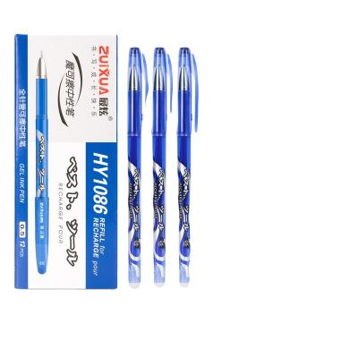 China Magic Heat Writing Gel Erasable Pen Blue High Temperature Cheaper Erasing Pen Custom Erasable Pen for sale