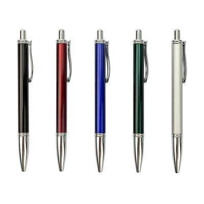 China Office & School Pen High Quality Wholesale Custom 0.7mm Metal Student Ballpoint Office Supplies Pen for sale