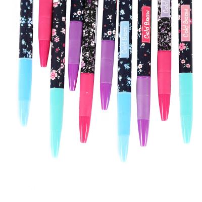 China Office & School Pen Plastic Material and Promotional Pen Cold Tiny Flower Elements Ball Pen for sale