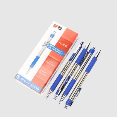 China Office & Retractable School Pen Office Supplies Advertising Ball Pen Cheap 0.7mm Metal For Gift Stationery List Ballpoint Pen for sale