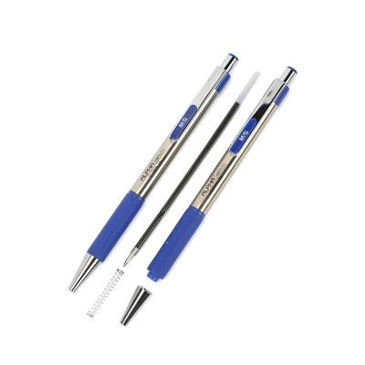 China Office & School Pen Plastic Material and Promotional Metal Pen Souvenir Gift 0.7mm Retractable Ballpoint Pen for sale