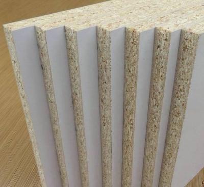 China 9mm 12mm 15mm 18mm Contemporary Particle Boards For Furniture / Melamine Double Faced Chipboard / Melamine Particle Board for sale