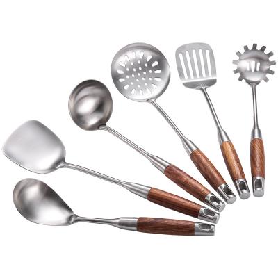 China 6 Stainless Steel Disposable Multifunctional Kitchen Utensils Cooking Tools Cookware Sets for sale