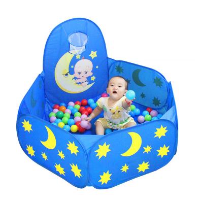 China Sports Toy Children's Toy Star Indoor Moon Ball Game Tent PortableFun Playhouse Indoor Moon Ball Pool Barrier Basketball Circle Tent Automatic for sale