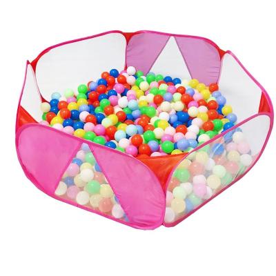 China Easy Foldable Kids Play Tent Kids Folding Portable Cute Pink Blue Toy Park Children Ball Pit Tent Ball Play Pool for sale