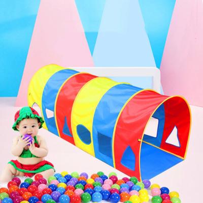 China Sports Toy Color 1.8M arched tunnel large for children kids toys outdoor play indoor tent child tunnel diy toy for sale