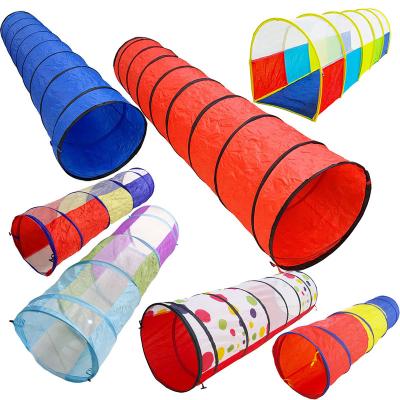 China Easy Foldable Kids Play Tent Kids Custom Toys Tunnel Theater House Indoor Outdoor Crawling Sound Up Tunnels Toy Tube Folding Tent Play For Kids for sale