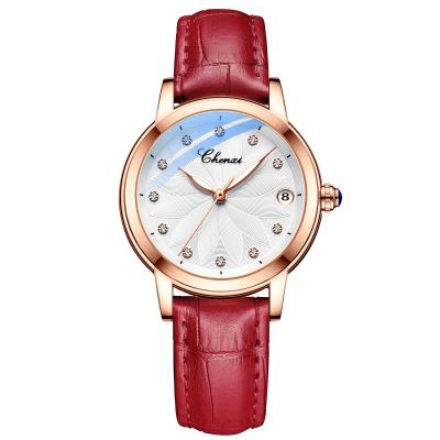 China Wholesale Day/Date 6322 Ladies Watches Trendy Fashion Watch Diamond Waterproof Luminous Date Mechanical Mechanical Watch for sale