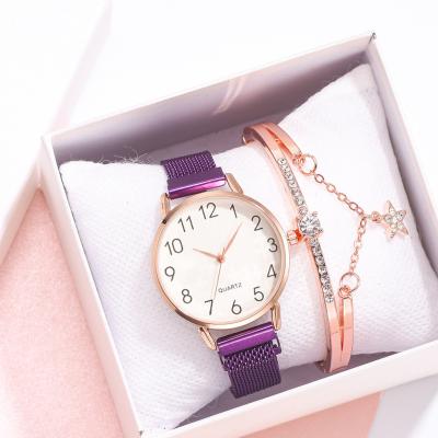 China Luxury Water Resistant 7861 Women's Watches Bracelet Set Ladies Women Watch Casual Quartz Wrist Watch Set for sale