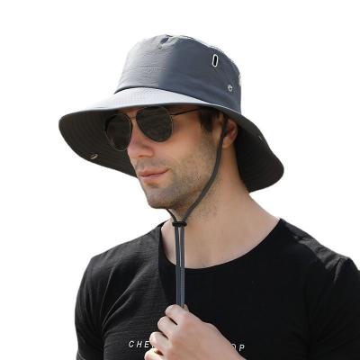 China Rim Sun Hat Foldable Waterproof and Comfortable Large Outdoor Men's Fisherman Hat for sale