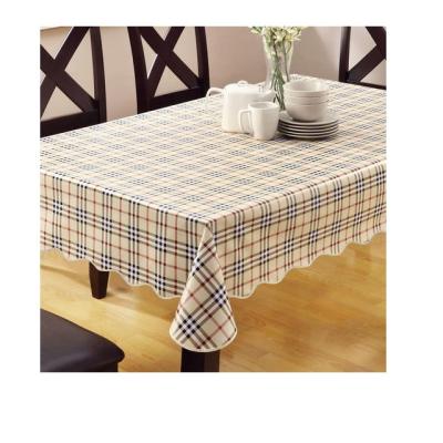 China CLASSIC Tablecloth in 100% Cotton for Restaurants Organic Cotton Gots Certified Polyester Tablecover Decorative Advertisements for sale