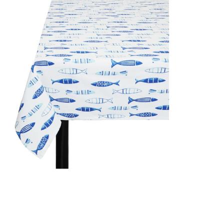 China Gots CLASSIC Organic Cotton Certified Cactus Print Cotton Tablecloth Spandex Tablecloths for sale