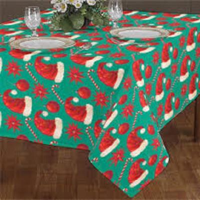 China CLASSIC Tablecloth in 100% Cotton For Restaurants Organic Cotton Gots Certified Spandex Tablecloths for sale