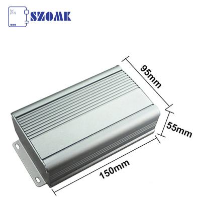 China SZOMK Aluminum Custom Extruded CNC Aluminum Aluminum Enclosure Box PCB Electronic Enclosure for sale