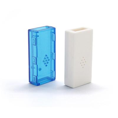 China Electronic equipment transparent plastic cable datos usb enclosure white / blue color for sale