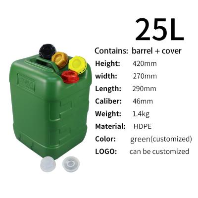 Cina 1.4KG i contenitori chimici Jerry Can d'imballaggio liquido da 5 galloni 25 litri in vendita