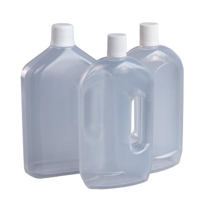 China Matte Translucent PP Plastic Bottle 750ML 1200ML 2500ML for sale