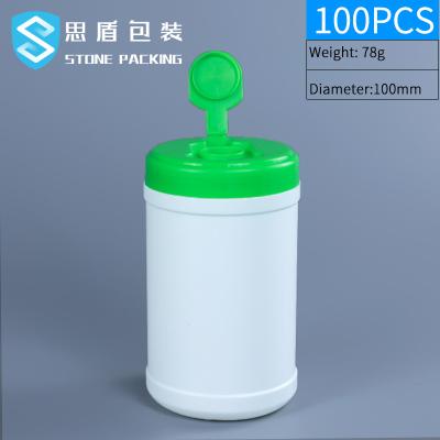 China HDPE 750ML Plastik-Feuchtpflegetuch-Eimer Jerry Cans 80*125mm zu verkaufen