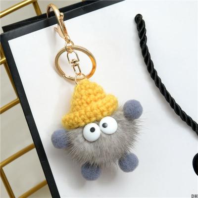 China Mini 5cm Doll Key Chain Cute Cartoon Customized Keychain Small Plush Doll Keychain Gift Mini Cotton Cartoon kpop Toy for sale