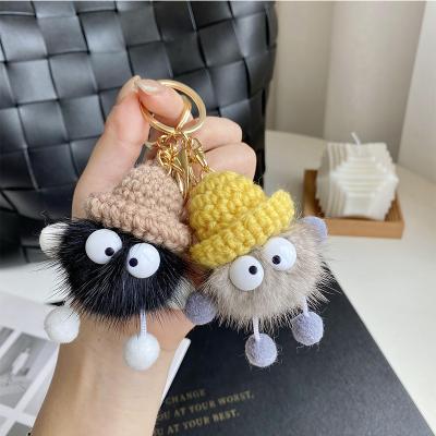 China Cute Plushies Plushies Cinnamon Cinnamon Coalball Accessories Wholesale Kawaii Cartoon Plush Key Chain Toy for sale