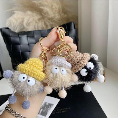 China Custom Made Cute Cartoon Mini Plush Key Chain Plushies Plush Toy Toys Key Chain For Mascot Coalball Soft Pendant for sale