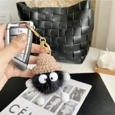 China Factory 6-7cm Cartoon Cute Keychain Key Ring Mini Plush Key Chain Keychain Toy Doll Plush Toy Pendant for sale