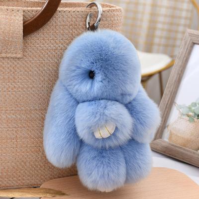 China Colorful 13cm Stuffed Plush Dolls Cute Stuffed Rabbit Pendant Toys Models Boy Girl Cute Couples Toy Gifts for sale