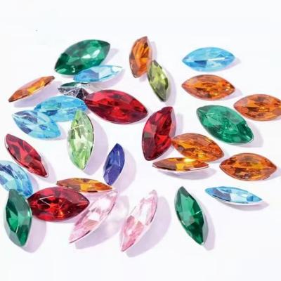 China Flat Back Heart Crystal Rhinestone Ornaments Flatback Sewing Supplies Stones For Diy Apparel DIY Nail Supplies for sale