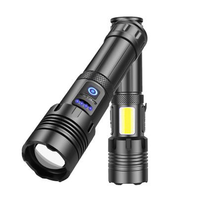 China XHP160.2 COB Rechargeable Flashlight XHP160.2 Oxide Emergency COB Entry/Exit Short Lumen High Hard Rich Work Outdoor Flashlight for sale