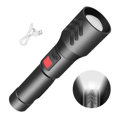 China XHP50 Industrial Fires With Clip Zoom Universal Battery Show Wide Range 5 Modes Flashlight XHP50 Tactical Handheld Flashlight for sale