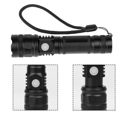 China Top Quality Zoomable USB Mini LED Camping Waterproof Rechargeable Flashlight Torch Light High Power for sale