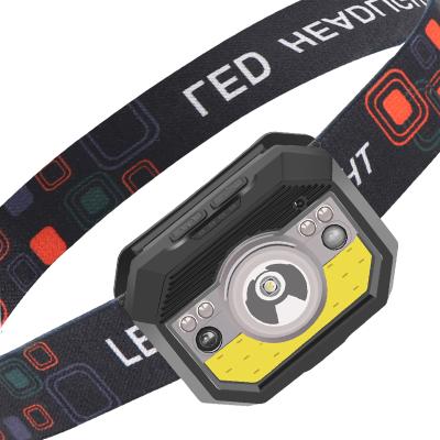 China New Fashion Portable Popular Camping Waterproof Portable 7 To Carry Headlamp Full Vision Headlamp 30000 Lumen USB Rechargeable for sale