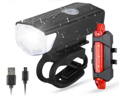 China Power display light weight and compact built-in rechargeable battery with professional low power reminder bicycle light for mountain biking for sale