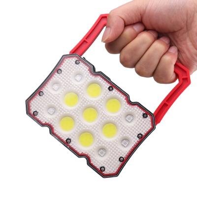 China Handle Adjustable White COB LED 3 Angle Red Blue Colors Working Lamp Waterproof Rechargeable Portable Battery Display Light Flexible Working Light for sale