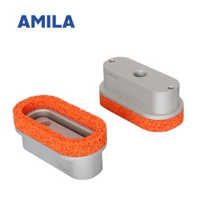 China 0.36kg Anodized Aluminum Vacuum Suction Gripper With Self Adhesive Sponge for sale