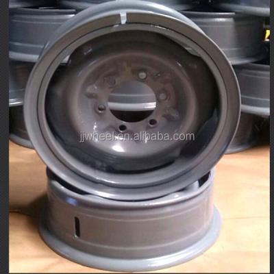 China Light Truck Disc Pipe Shaped Steel Wheel Flat Rim 20inch Manufacturer for sale