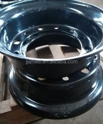 China 3.00-8 jiujiu slot forklift wheel steel rims for sale