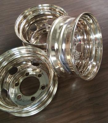 China Gold Chrome Front Wheel Rim 22.5*7.50 made in china 22.5*7.5 for sale