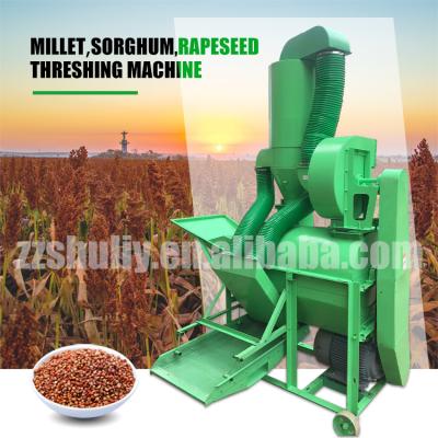 China Farms Factory Supplier Small Sorghum Thresher Thresher With Diesel Engine for sale