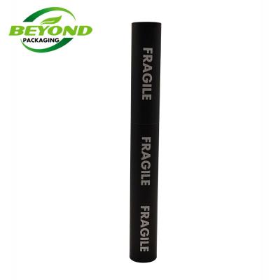 China Eco Friendly Wholesale Recycled Materials Custom Printing Black Kraft Paper Small And Size Cardboard Paper Incense Stick Packing Tube for sale