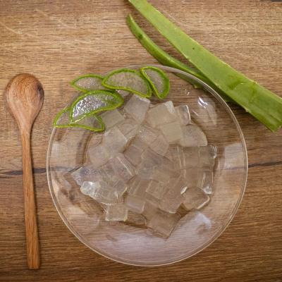 China Natural Aloe Vera from fresh fruit salad in syrup for sale