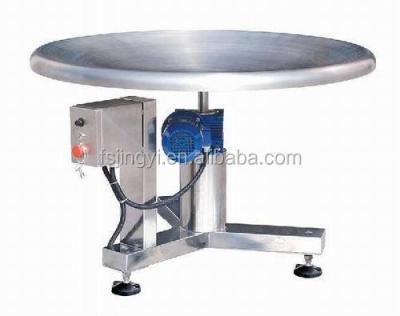 China 304 stainless steel the finished products matching turntable in packing line for sale