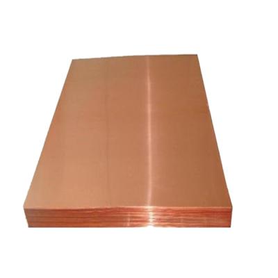 China T2 H65 H62 C1100 C2600 0.5mm 1mm 2mm 4.5mm 5mm Astm Decoration Industry Wholesale Copper 4x8 Plate 20mm Thick / Copper Sheet Price Per Kg for sale