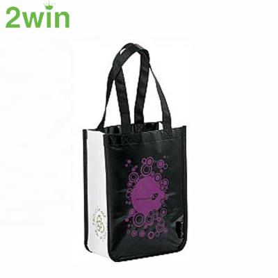 China Handled Shopping Folding Non Woven Bag For Gift Packing for sale